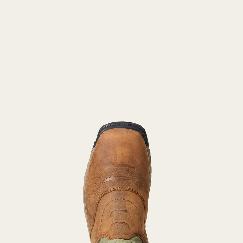 Rebar Flex Western Waterproof Composite Toe Work Boot - Rye Brown