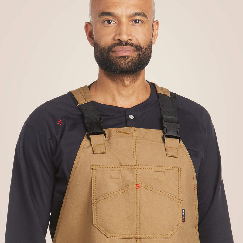 FR Insulated Bib Overall - Field Khaki