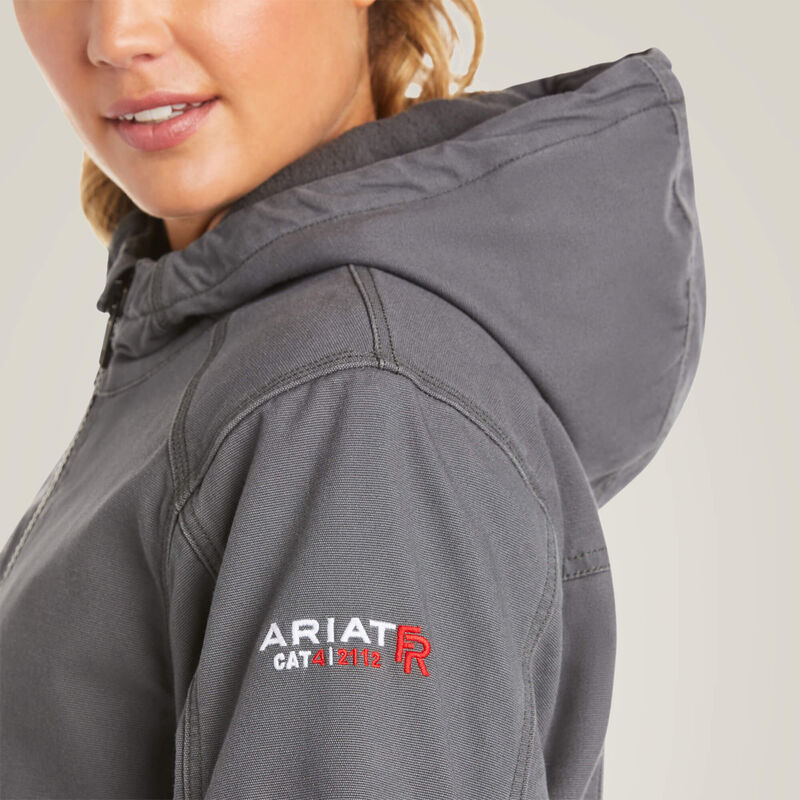 FR Duralight Stretch Canvas Insulated Jacket - Iron Grey