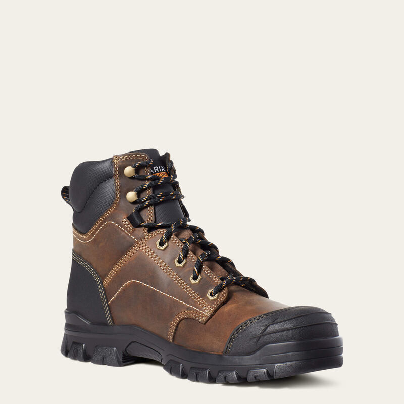 Treadfast 6" Steel Toe - Brown