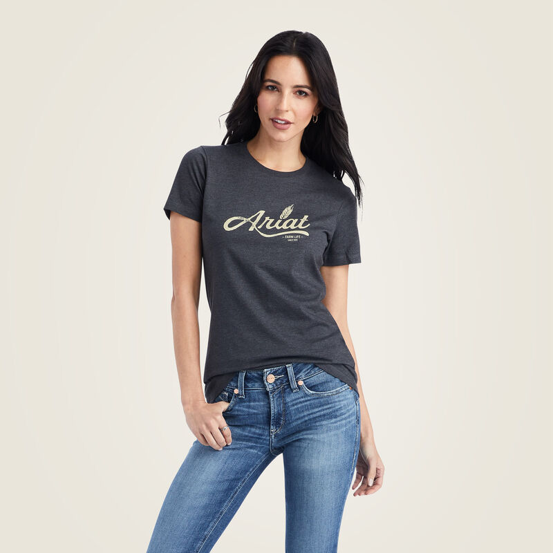 Ariat Wheat Script Tee - Women's