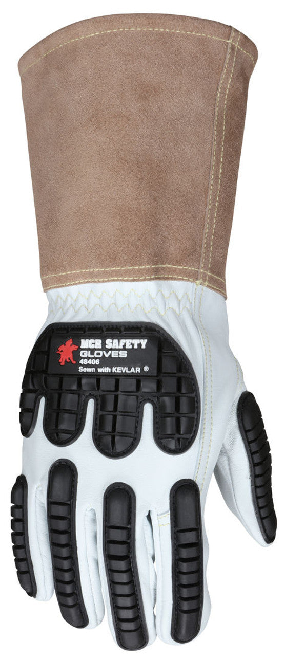 Goatskin Leather Welding Gloves w/Impact