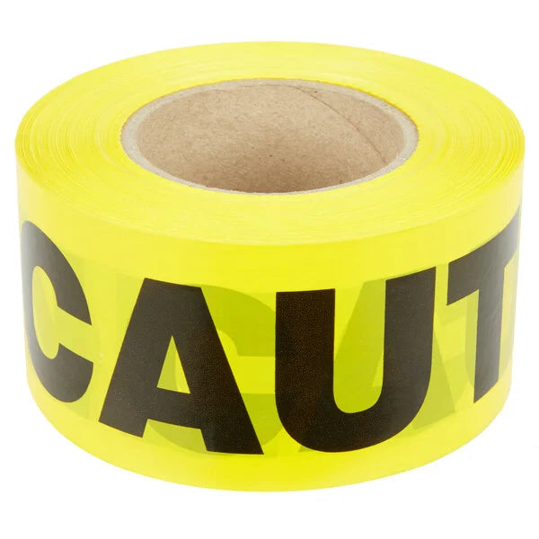 Flagging Tape "Caution" Biodegradable 3" X 50 Yard