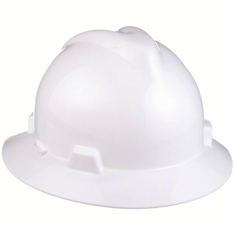 Hardhat V-guard Full Brim White MSA