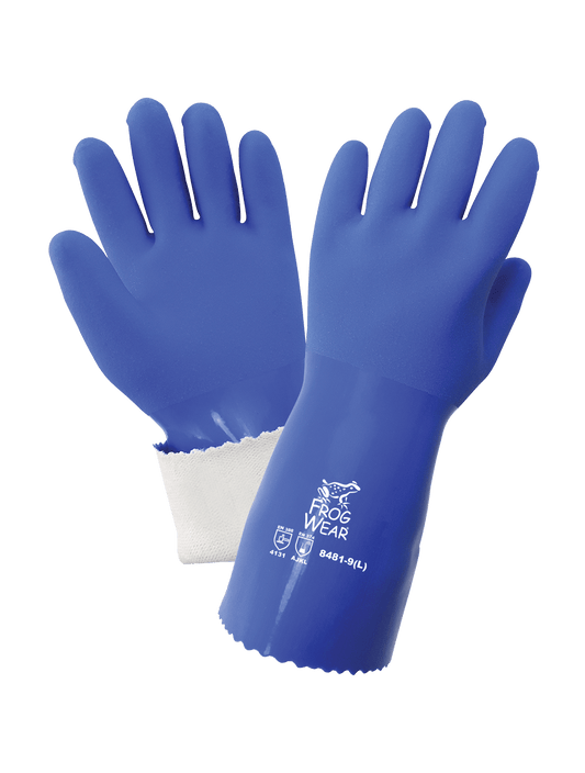 FrogWear Chem Glove 12" Triple-Dip Fleece 1/pair - Large