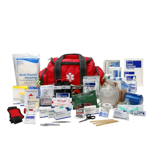 First Resp Bag Basic, Standard, Bleed Control, Airway Mngmt, BBP