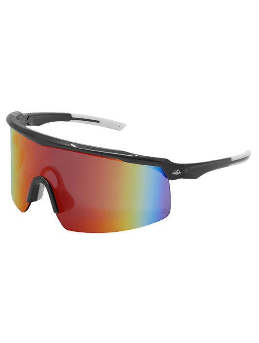 Whipray Gray Frame Red Mirror Safety Glasses