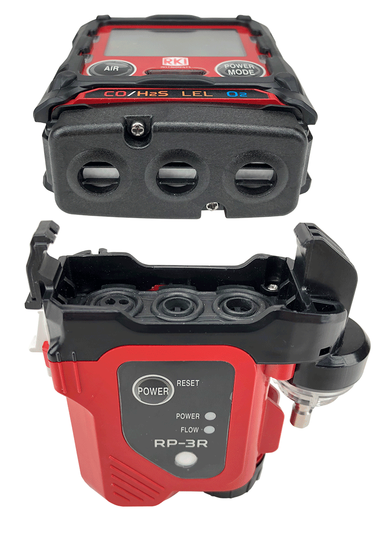 RKI RP-3R pump with 10' hose, 10' probe, tapered red nozzle for GX-3R