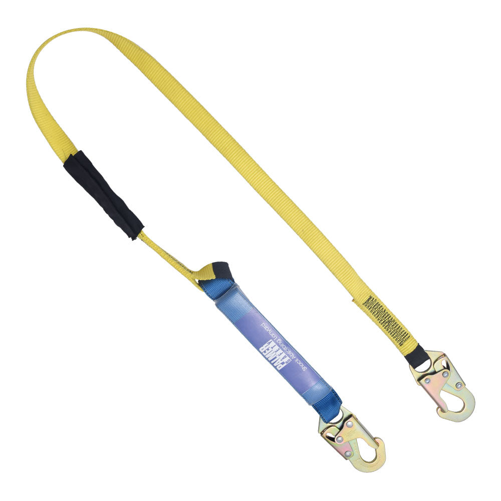 6ft Lanyard Shock Absorber Snap Hooks Single Leg