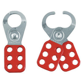 Lockout Hasp 1" Jaws Red Heavy Duty