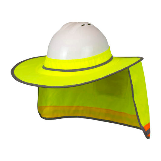 Collapsable Hard Hat Shade High Vis