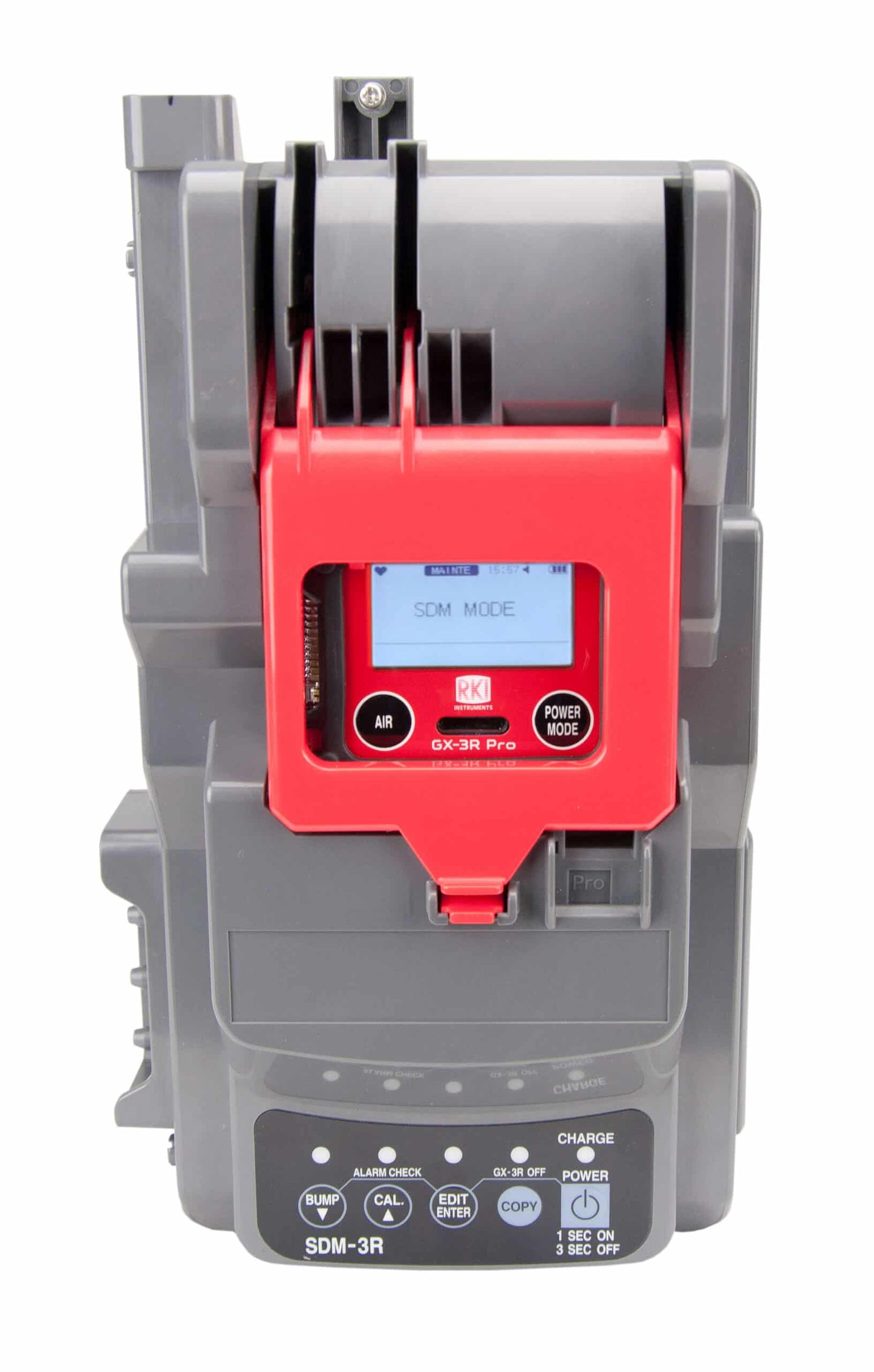 RKI SDM-3R Calibration/Docking Station w/filter/AC adapter/exhaust & sample tubes/flash drive/USB & LAN Cables