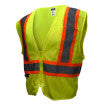 Hi-vis Mesh Vest Type R Class 2 Two-tone Green Silver