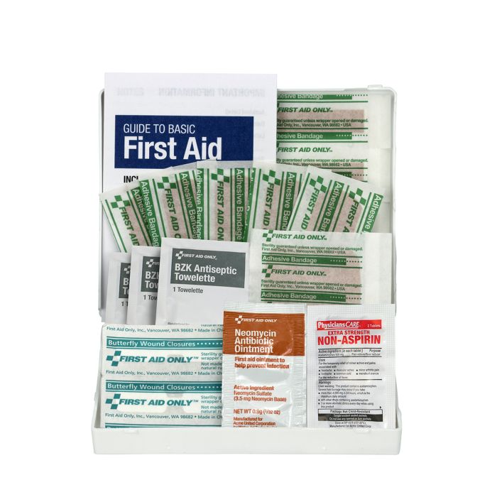 Travel First Aid Kit 21 Piece, Plastic Case