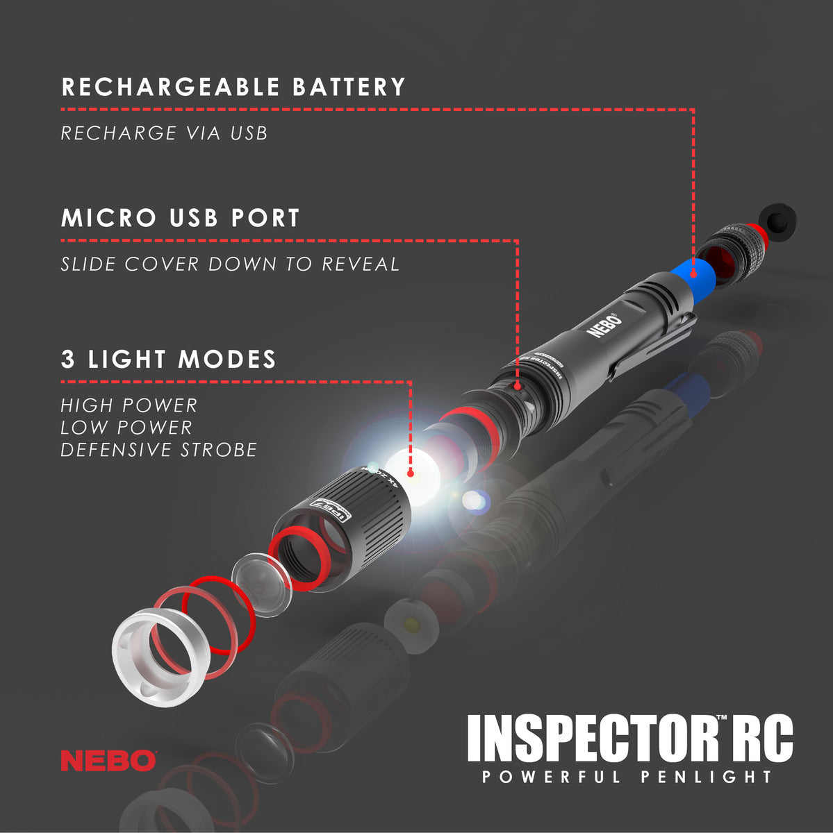 Inspector RC Pocket Light