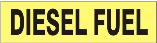 Diesel Fuel 2.25"x9" Vinyl Sticker