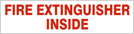 Fire Extinguisher Inside