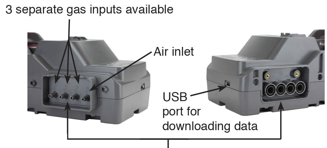 RKI SDM-3R Calibration/Docking Station w/filter/AC adapter/exhaust & sample tubes/flash drive/USB & LAN Cables
