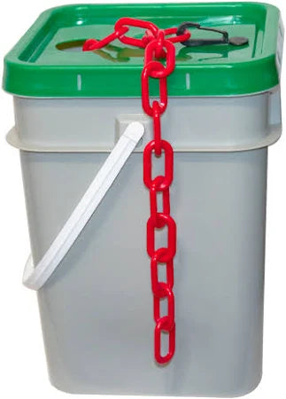 1.5"x300' Safety Chain w/Pail