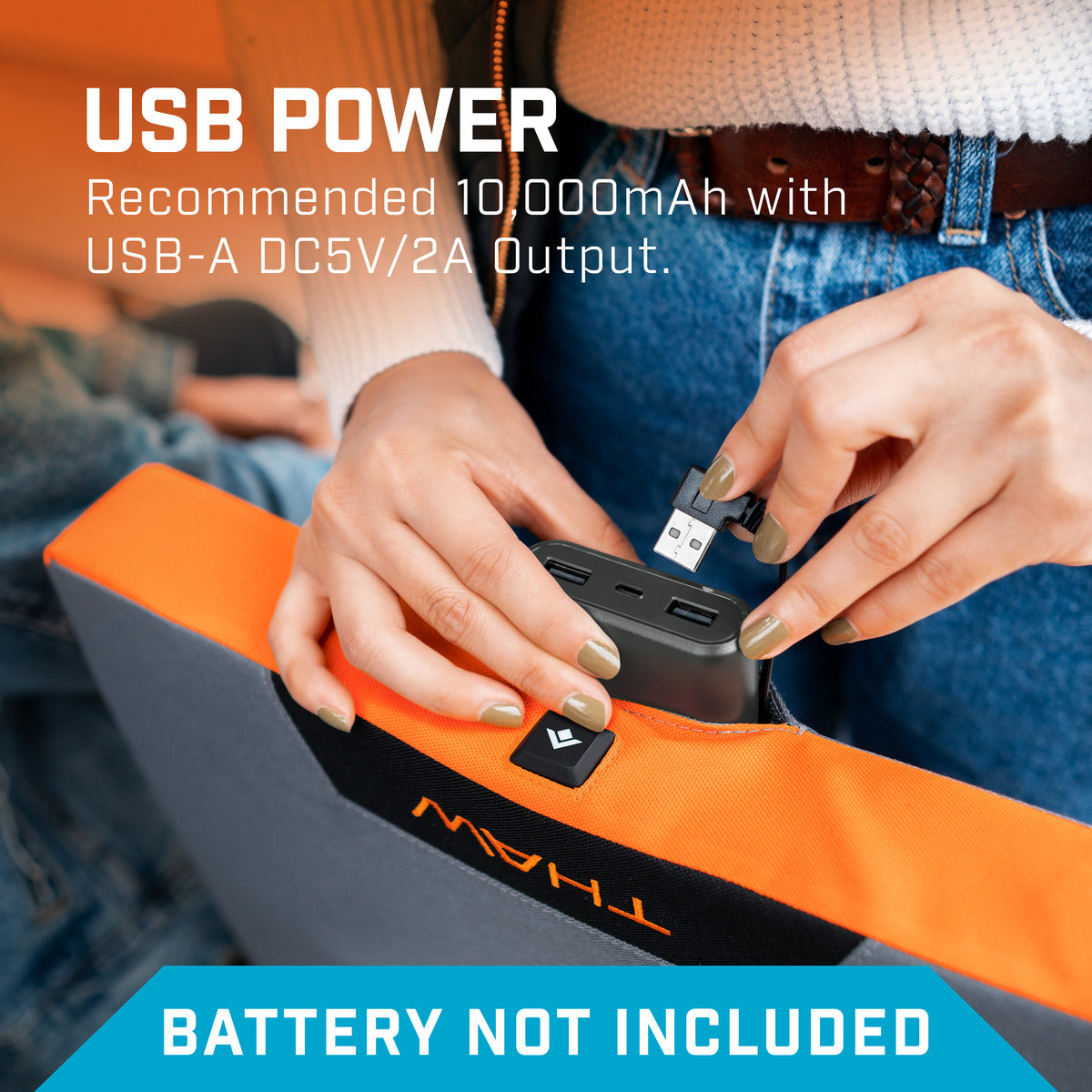 Rechargeable Heated Seatpad - Battery Included