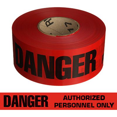 Flagging Tape "Danger" Biodegradeable 3" X 50 Yard