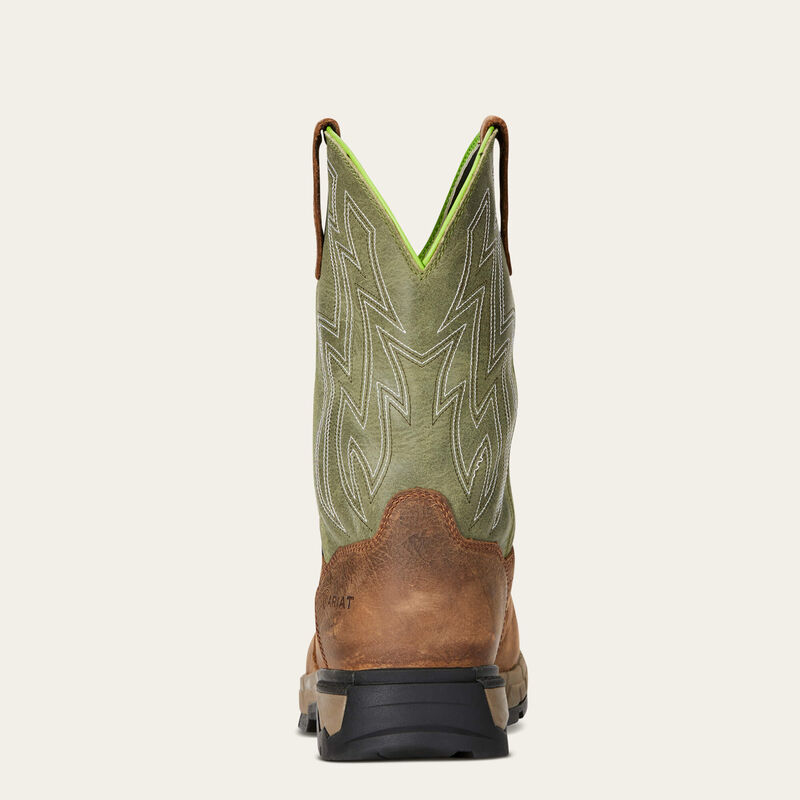 Rebar Flex Western Waterproof Composite Toe Work Boot - Rye Brown