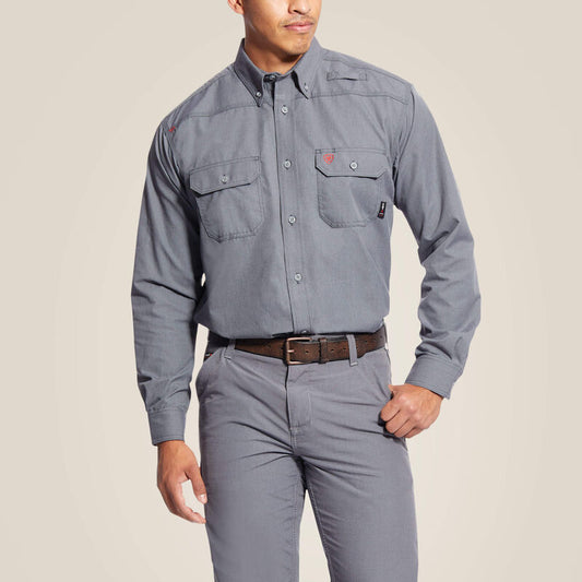 FR Men's Featherlight LS Workshirt - Gunmetal