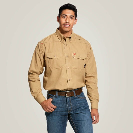 FR Men's Featherlight LS Workshirt - Khaki