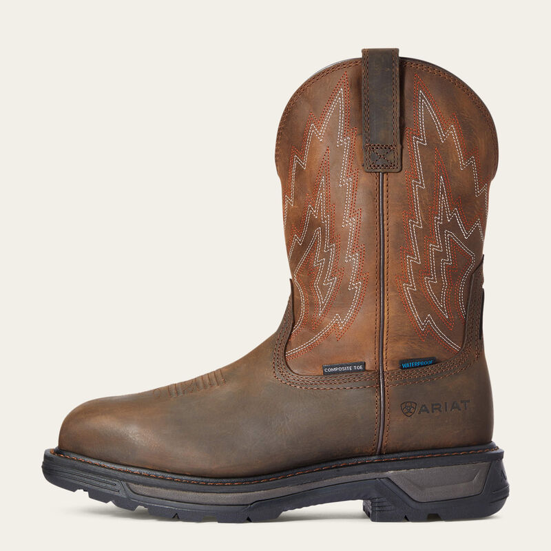 Big Rig Waterproof Comp Toe - Dark Brown