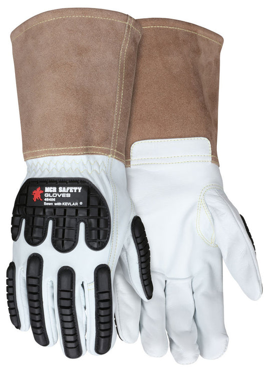 Goatskin Leather Welding Gloves w/Impact