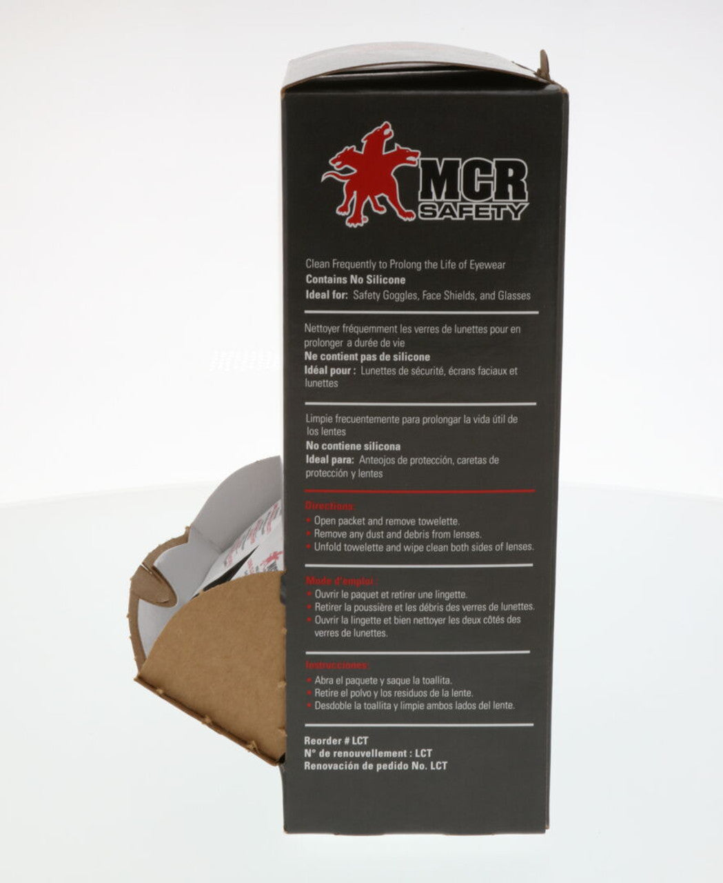 MCR Lens Cleaning Towelettes - box of 100