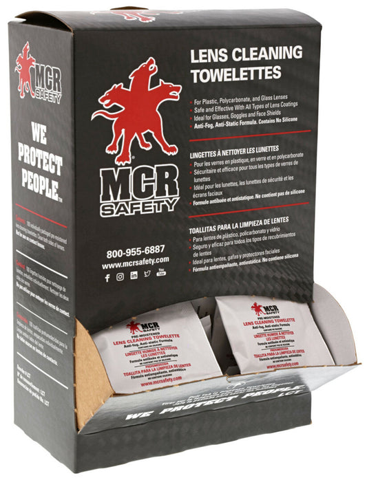MCR Lens Cleaning Towelettes - box of 100
