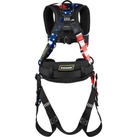 Full Body Quick Release Safety Harness w/ Heavy Duty Tool Belt - Hero