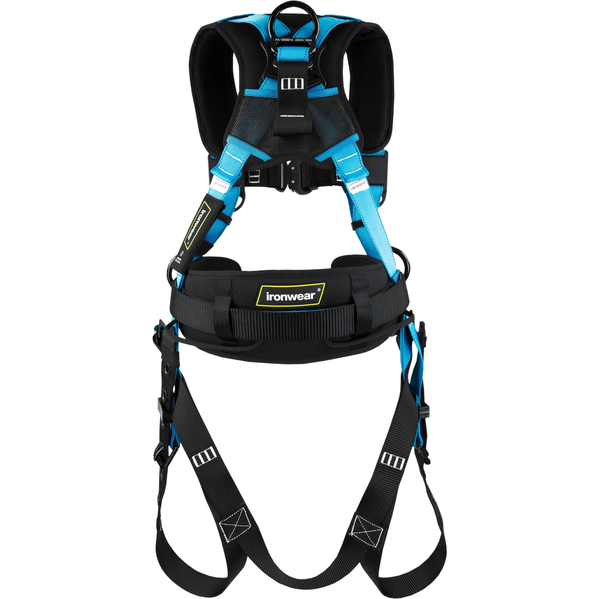 Full Body Quick Release Safety Harness w/ Heavy Duty Tool Belt