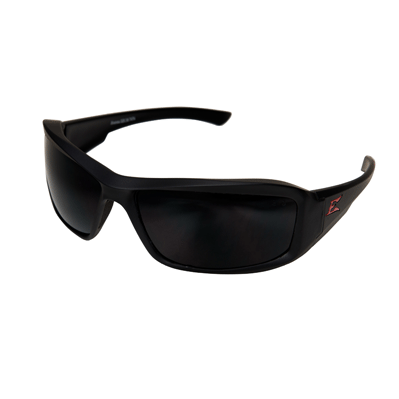 Brazeau - Matte Blk/red/smoke Polarized