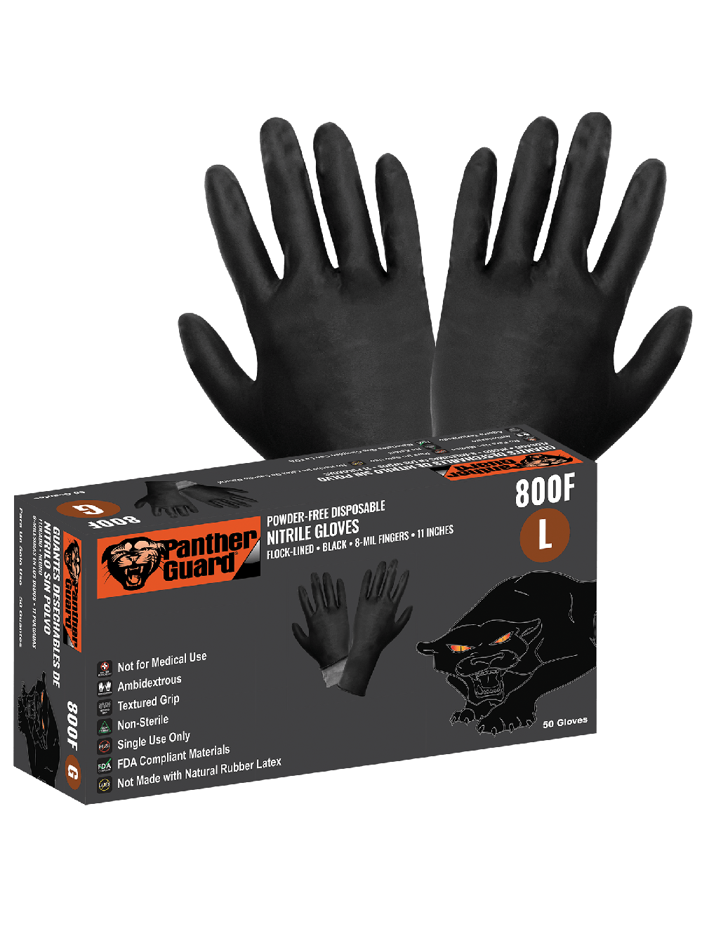 Pantherguard Black Nitrile 8mil