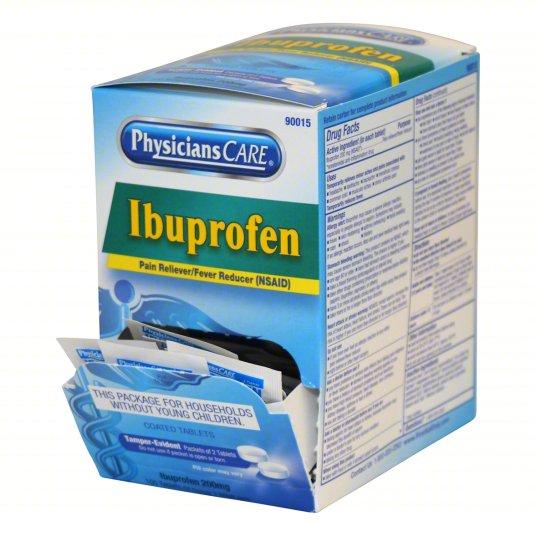 Physicians Care Ibuprofen 50 Bubble packets - box of 100 tablets