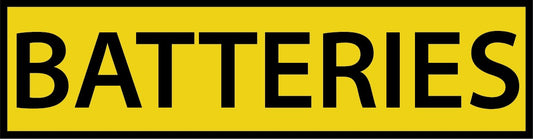 Battery / Batteries Vinyl Sticker