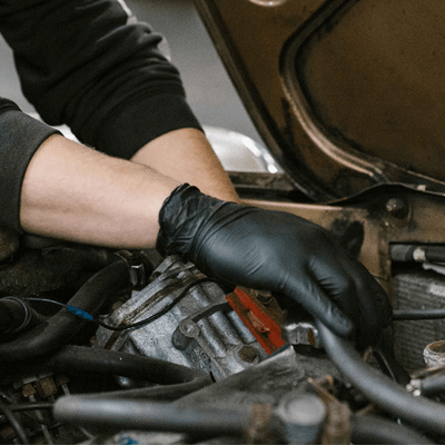 Gloveworks Black Nitrile PF Ind 5 mil Gloves