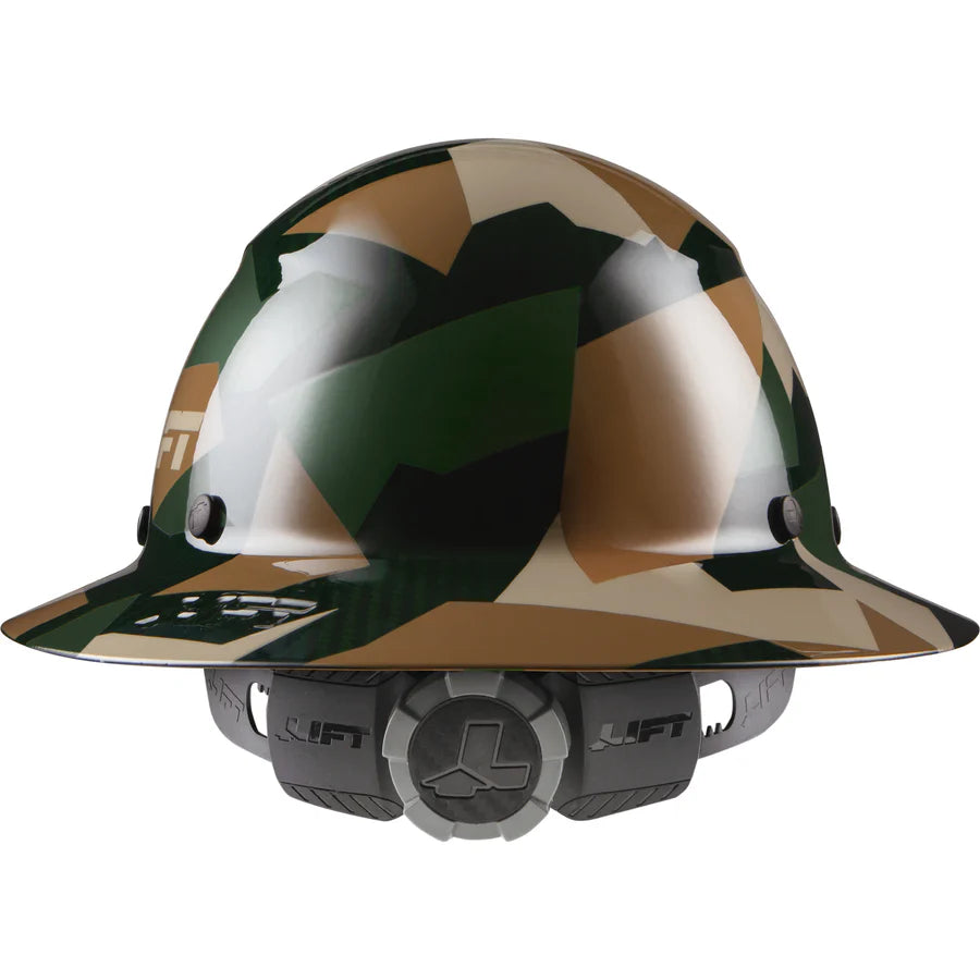 DAX Carbon Fiber Full Brim Hardhat
