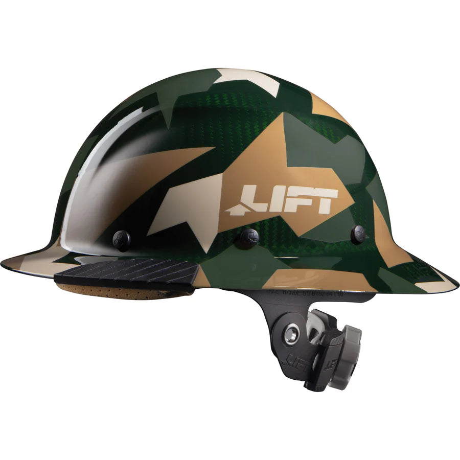 DAX Carbon Fiber Full Brim Hardhat