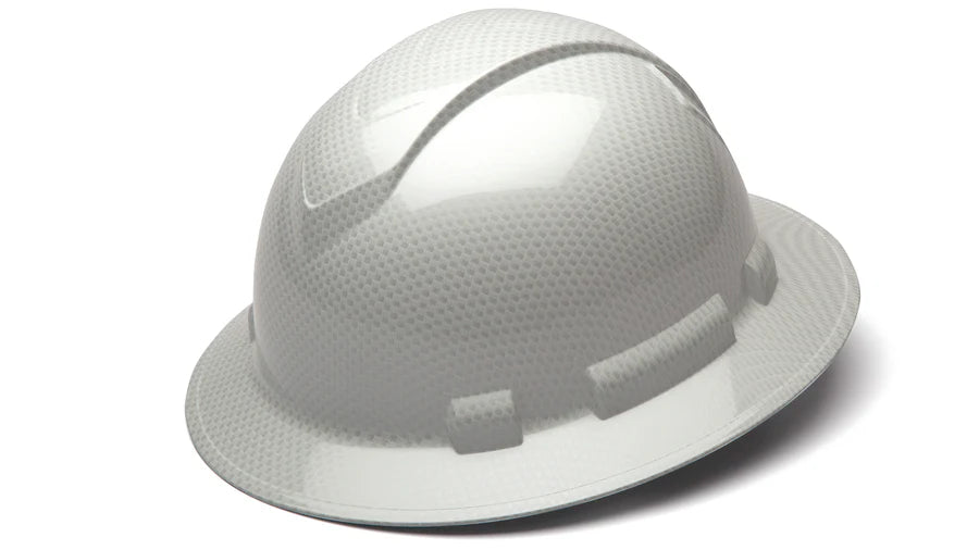 Ridgeline Hard Hat Full Brim with 4pt Ratchet Suspension
