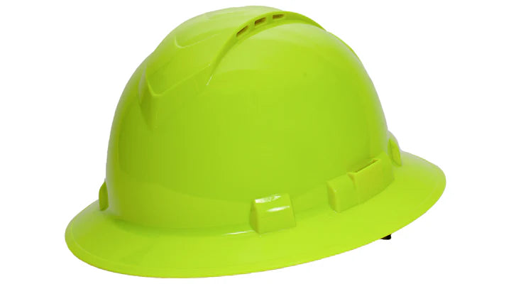 Ridgeline Hard Hat Full Brim with 4pt Ratchet Suspension