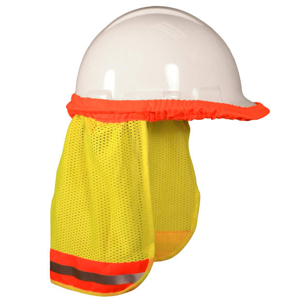 Hi Vis Neck Shade Green Mesh