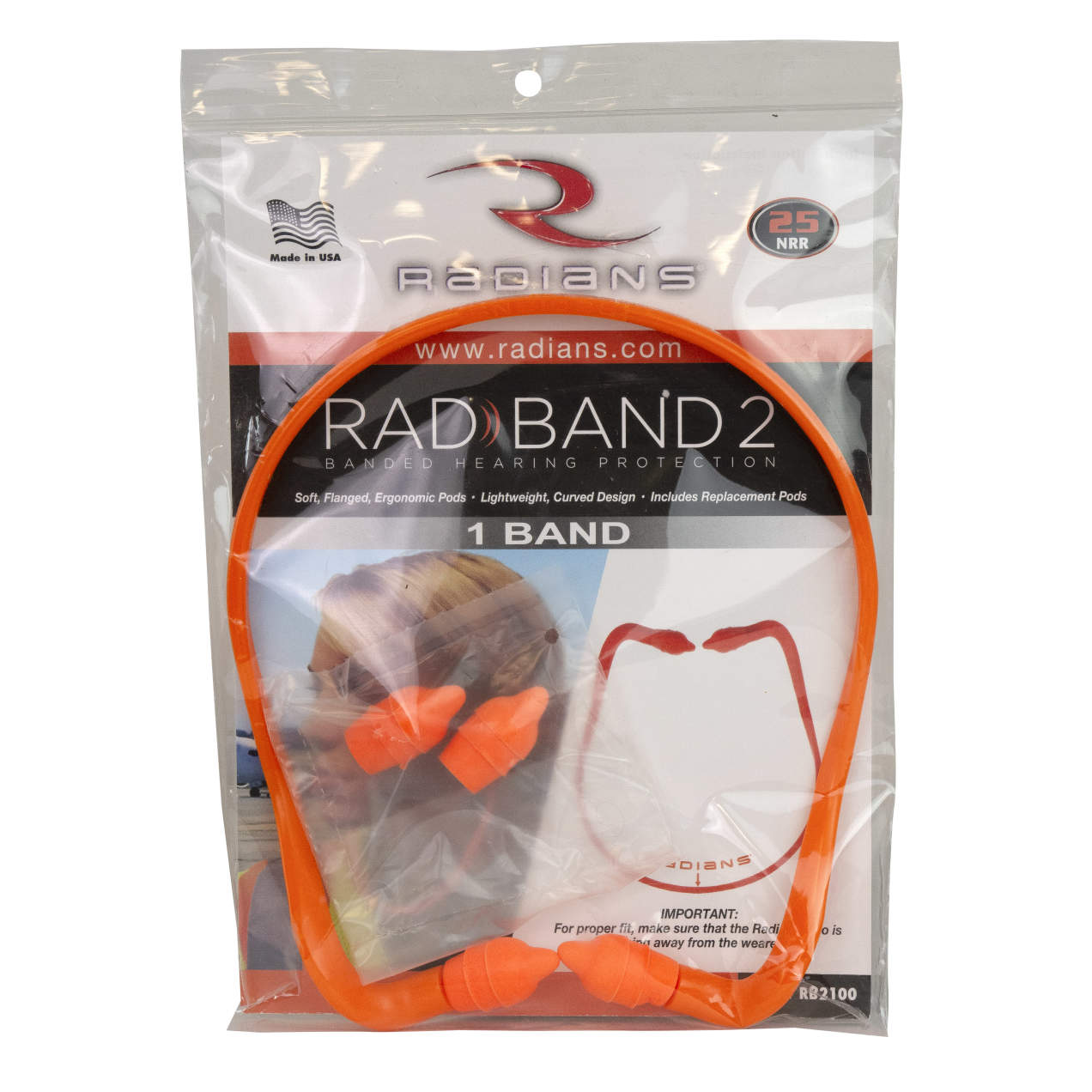 Rad-Band™ 2 Banded Earplugs
