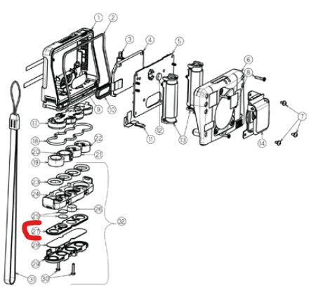 Gasket, sensor retainer - GX-2009