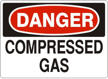 Danger - Compressed Gas