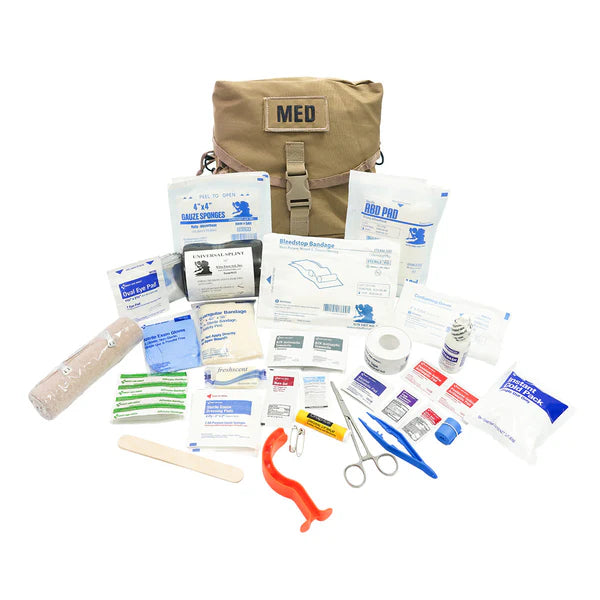 M-3 Medic First Aid Tri-Fold Bag - Tan