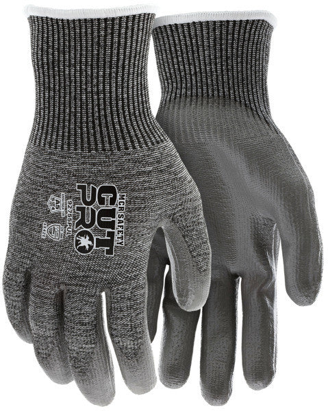 92755PU - CutPro® - 13-Gauge HyperMax® HPPE Shell - Cut Resistant - Polyurethane (PU) Coated Palm and Fingertips - Dozen