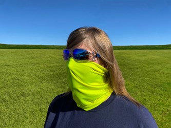 MCR Cooling Neck Gaiter Lime Green